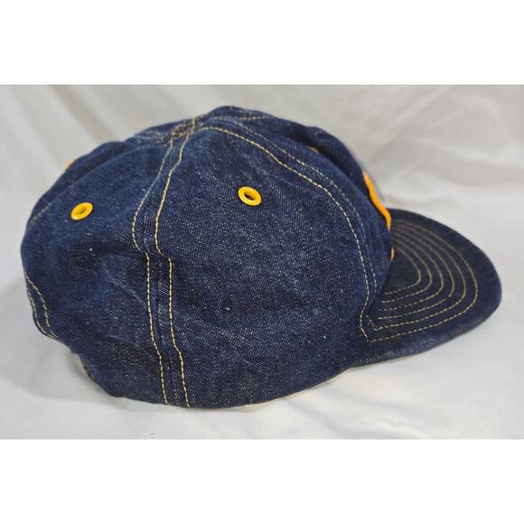 Vintage CAT Diesel Power Hat 1980s Vintage Dad Trucker Hat Denim Patch Snapback - Picture 5 of 9